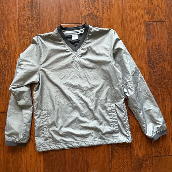 Vintage Nike Silver Label Windbreaker Pullover Golf V-Neck Medium - Picture 2 of 12